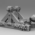 untitled.1590.jpg Stylized Medieval Medieval Catapult - Low Poly 3D Model / Game Ready / Printable