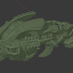 ChopperFinal.png STL-Datei Cannibal Chickens Pod Racing Monowheel kostenlos・3D-Drucker-Design zum herunterladen