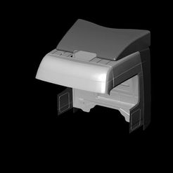 11.jpg Truck  Roof Fairing Free 3D print model