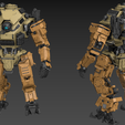 ION_detailing_progress_03.png Big Particle Robot Poseable Set 100mm (approx. height)
