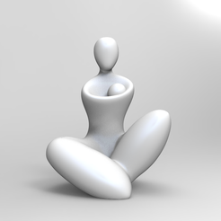 render.5.1.png STL file Embrace of Motherhood - 3D Sculpture Design・3D printable model to download