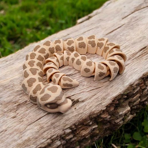 Archivo stl hognose snake 3mf modelo imprimible en 3d para