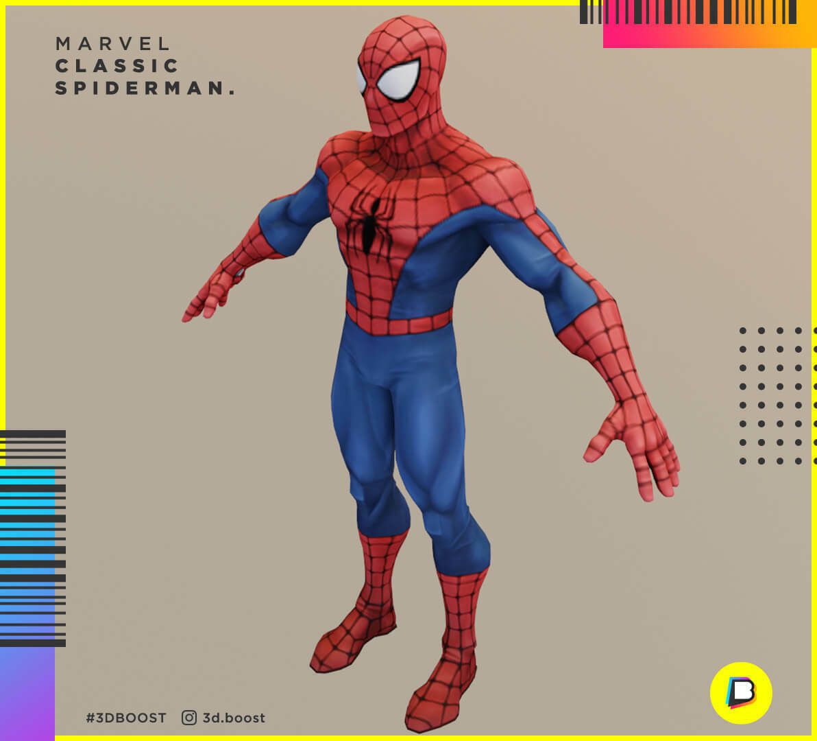 Download file Classic Spiderman - Marvel • 3D printing model ・ Cults
