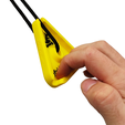 PhotoRoom-20231101_150501_10.png Climbing Finger board - Portable Hang hold - fingers strength trainer - Grip warmup - rock climbing STL 3D Model - file for 3D printing