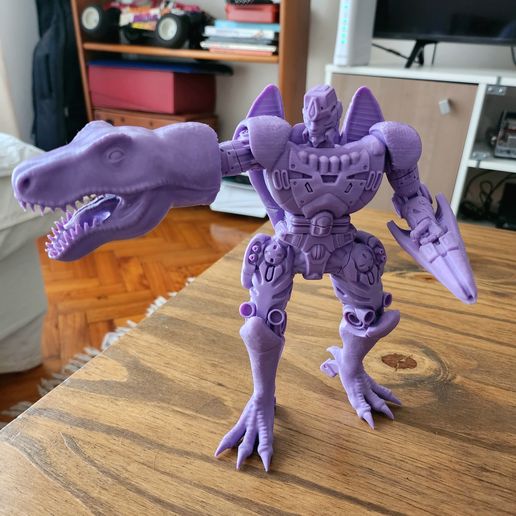 🤖 3D printable Beast Wars Transformers Megatron Robot model