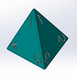 dé-4-faces-chiffres.PNG Download free STL file 4 sided dice • 3D print template, Thierryc44