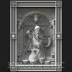 1.png Fichier 3D Modèle 3D Fichier STL pour CNC Router Laser & 3D Printer Viking God Loki・Modèle pour impression 3D à télécharger