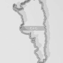 RCA-ARG-CONT-de-10-cm.jpg STL-Datei KARTE DER REPUBLIK ARGENTINIEN・Design für 3D-Drucker zum herunterladen