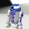 R2-D2-01.jpg STL file R2-D2 Star Wars Robot・Model to download and 3D print