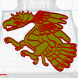 3.png Wall decoration Aztec Eagle