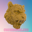 2.png Tiger Head,3D MODEL STL FILE FOR CNC ROUTER LASER & 3D PRINTER