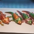 Bearded Dragon Articulated Toy, Print-In-Place Body, Snap-Fit Head, Cute Flexi