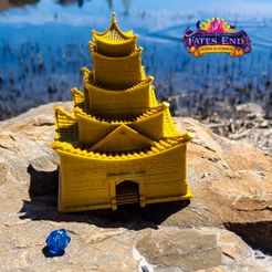 PagodaRipplewithLogo.jpg Файл 3D Pagoda Dice Tower - ПОДПИШИСЬ БЕСПЛАТНО!・Модель 3D-принтера для скачивания