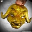 245026053_10226880919348085_286477100824766117_n.jpg Squid Game Mask - Vip Buffalo Mask Cosplay 3D print model
