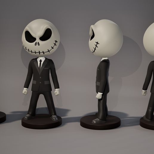 2.jpg Chibi Jack Skellington 3D print model