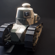 T-28.png Renault FT-17 - WW1 French Light Tank 3D model