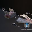 Tea-Light-A-Wing-Exploded.jpg Tea Light A-Wing - 3D Print Files