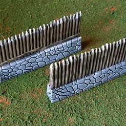8fb657911661f58f9e969e382b8a53f7_display_large.jpeg Бесплатный STL файл Fantasy viking palisade・3D-печатная модель для скачивания