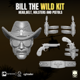 16.png Bill The Wild Kit 3D printable File For Action Figures