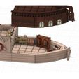 Open2.jpg Big Tabletop Ship, Pathfinder, D&D, Galley, Boat, Large Galley, Roleplaying Ship