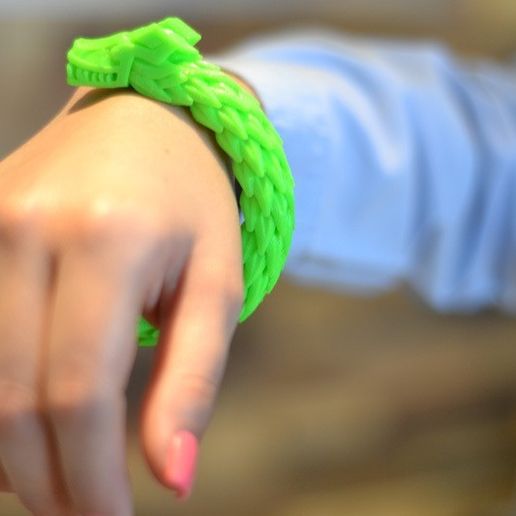 Quetzalcoatl Bracelet 3D model