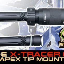 1-apex-tip-XT68-mount.jpg Umarex T4E XT68 X-tracer 68, to APEX barel tip tracer mount