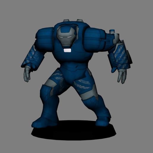 Ironman Mk 38 Igor - Ironman 3 LOW POLYGONS AND NEW EDITION - 3D model önizlemesi