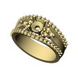 Diamond-5mm-stone-Diamond-lip-ring-size7-04.jpg Fichier STL Bague de fiançailles en pierre de 5 mm à lèvres en diamant modèle d'impression 3D・Plan pour impression 3D à télécharger
