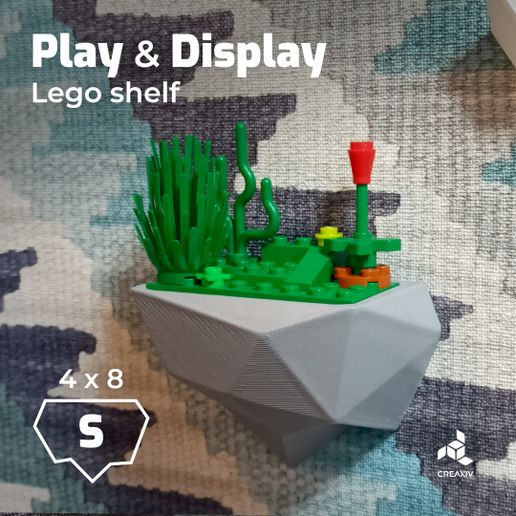 lego shelf - Rock S 3D model