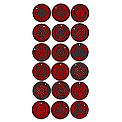 Cover 2.png All Sharingan Forms Keychains