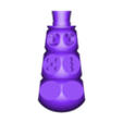 snow man - side.stl Dados de Natal