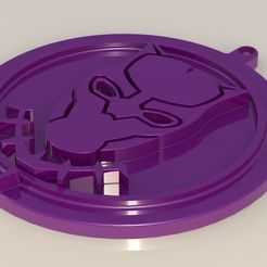 LLAVERO-PANTERA-NEGRA-1.jpg Fichier STL PORTE-CLÉS PANTHÈRE NOIRE・Plan à imprimer en 3D à télécharger