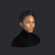 model-5.png Pharrell Williams-bust/head/face ready for 3d printing