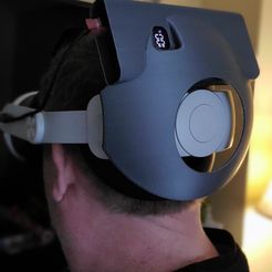 Archivo 3D Soporte de casco de RV para Meta Quest 3 con correa Elite  💻・Diseño para descargar y imprimir en 3D・Cults