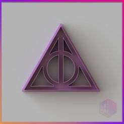 COOKIE_CUTTER_HARRY_POTTER-1F.jpg HARRY POTTER #1 / DEATHLY HALLOWS COOKIE CUTTER