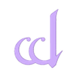 zh-nk as in anca.obj Alfabeto élfico de El señor de los anillos (Tengwar)