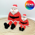 Flexi-Santa-Rembstudios-3.png Flexi Santa | Print in Place | NO Support | Christmas Design