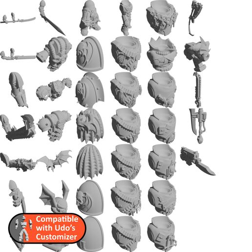 Remix Bat Lord bits for Udo's Customizer