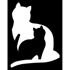 Chats-5.png Free STL file Cats 5・3D print model to download