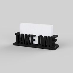 601fd138-c045-4b92-93db-8f322a822512.jpg Archivo 3D gratis Tarjetero - Take One・Objeto de impresión 3D para descargar