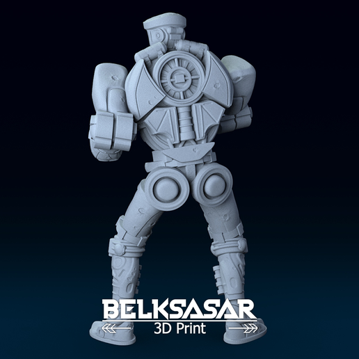 03.png Real Steel Fanart - Atom 3D print model