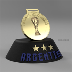 rect4528.png Fichier STL Médaille mondiale + Exposant・Objet imprimable en 3D à télécharger