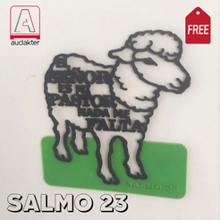 1.png Free STL file FREE - Psalm 23 - The Lord is my shepherd・3D printing idea to download