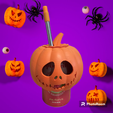 PhotoRoom-20230906_173946.png Jack Skellington Pumpkin Can Cover & Decor/Light