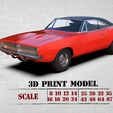 0_1a.jpg Car 3d printing models Charger second gen with interior