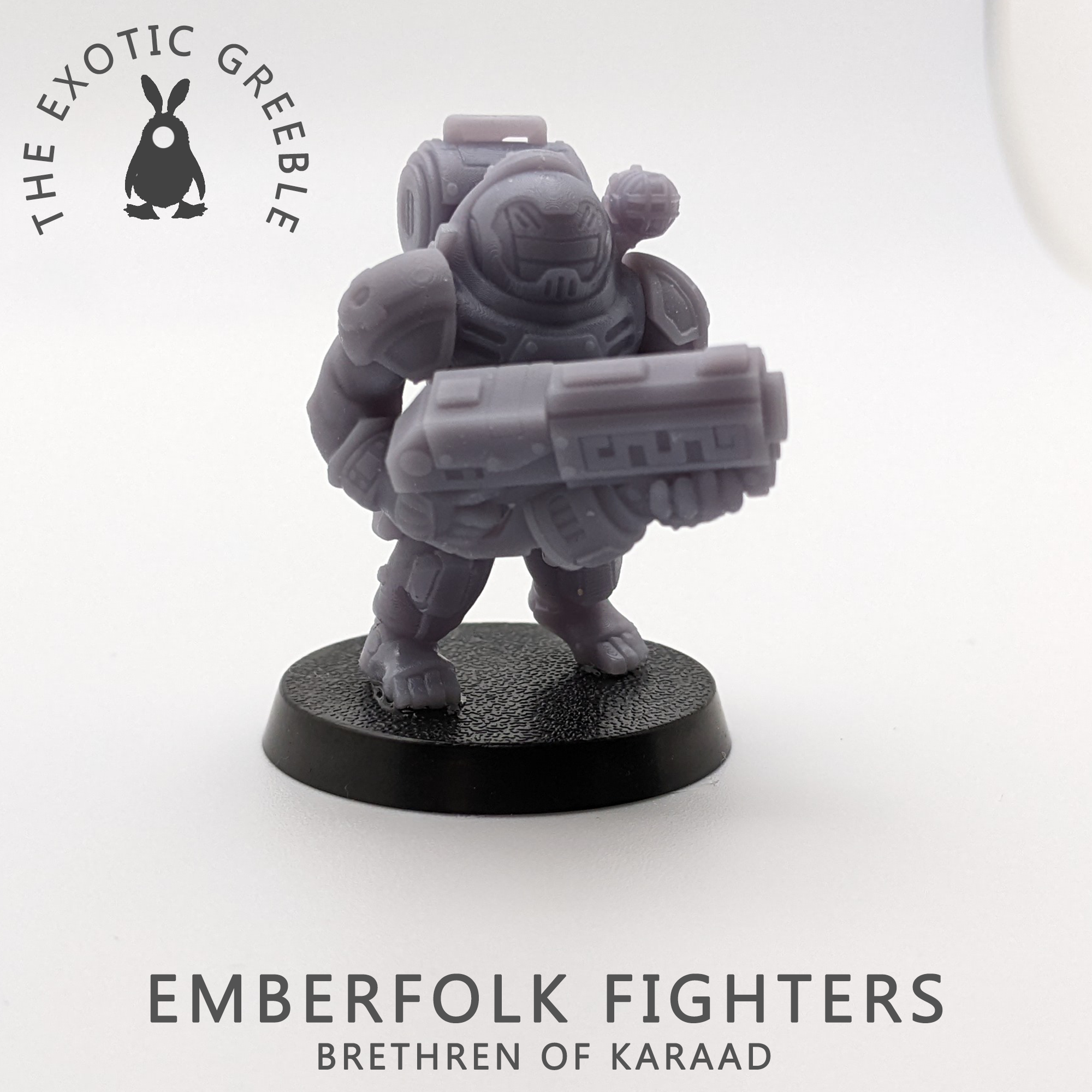 EMBERFOLK FIGHTERS BRETHREN OF KARAAD STL file Emberfolk Fighters・3D printable design to download, TheExoticGreeble