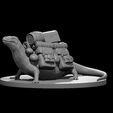 Giant_Pack_Lizard_modeled.JPG Misc. Creatures for Tabletop Gaming Collection