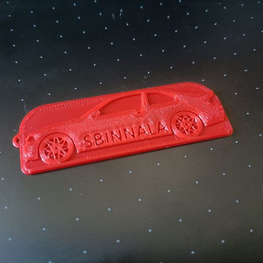 BMW E46 M3 Keychain Sbinnala 3D model