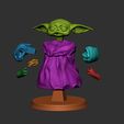 71v3.jpg Baby Yoda - Holding and Chewing the Necklace - Fan Art