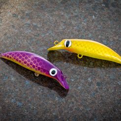 STL file Bluntnose Minnow Swimbait Soft Plastic Fishing Molds 🎣・3D  printable model to download・Cults